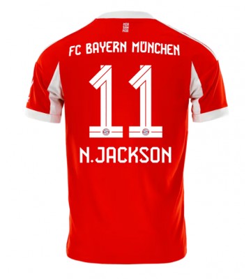 Bayern Munich Nicolas Jackson #11 Replika Hjemmebanetrøje 2025-26 Kortærmet